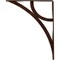 Ekena Millwork Galveston Wrought Iron Bracket, (Single center brace), Antiqued Copper 1 1/2"W x 10"D x 12"H BKTM01X10X12SGLACO - alternate 4